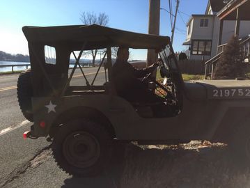 Original Willys Jeep made in 1943, restored for parades as WWII Jeep
