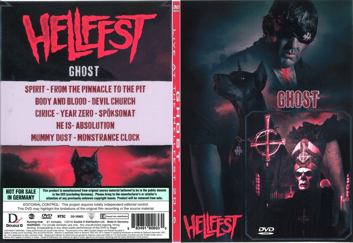 GHOST - Live At The Hellfest 06/19/2016 DVD