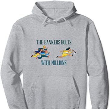 The banker is on the run with millions of dollars.