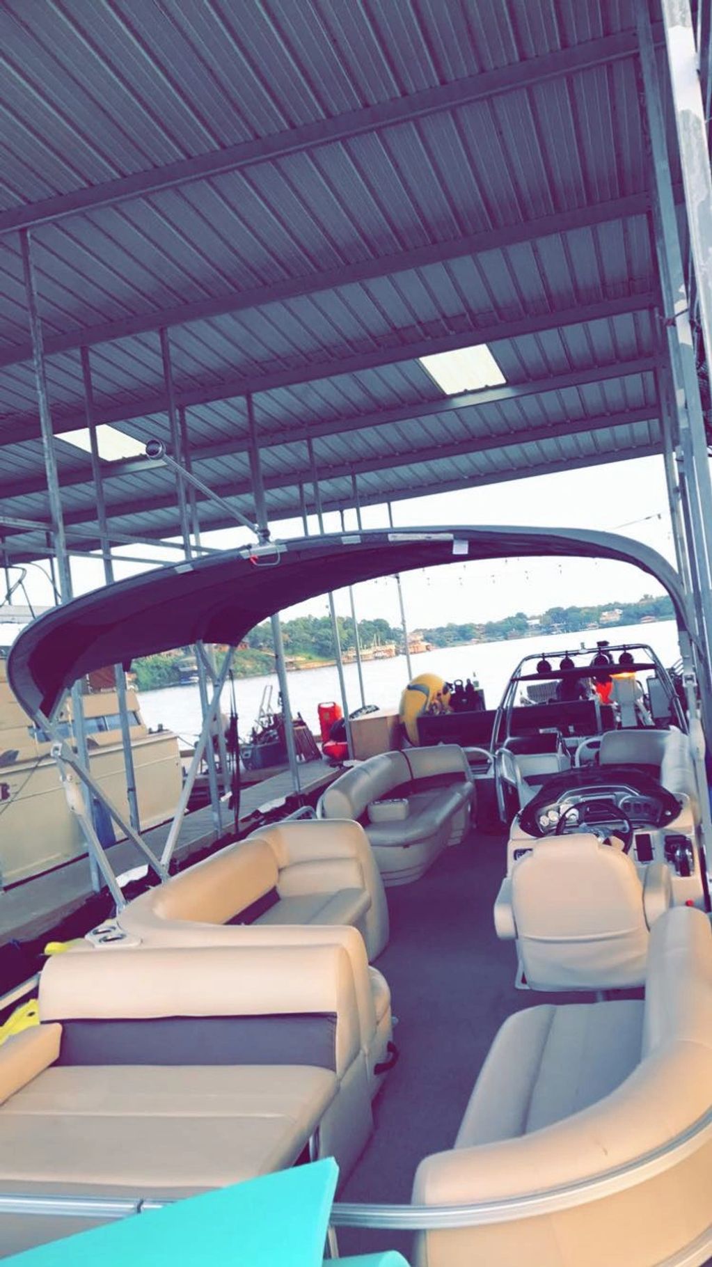 Get on a boat that has a sound system you can hear over the wake. 