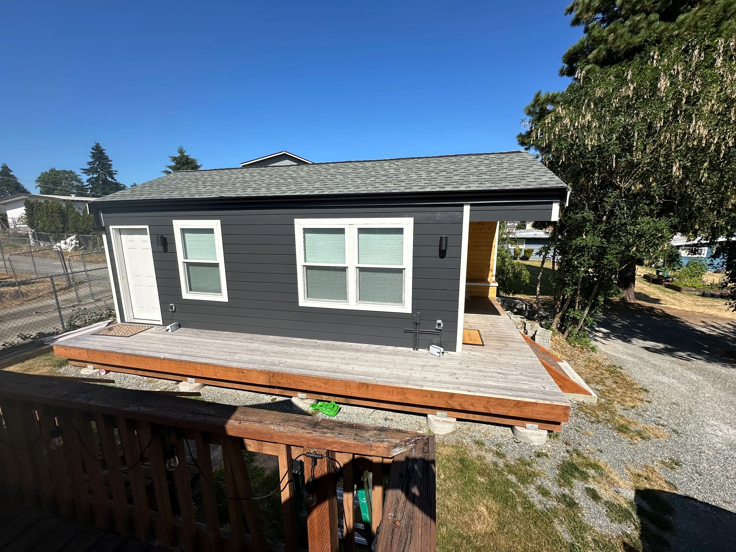 New Roof on Detached Accessory Dwelling Unit in Beacon Hill / South Seattle Washington