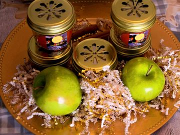 Comfort and Joy Room Refresher smells like Apple Crisp and will have your room smelling like the hol