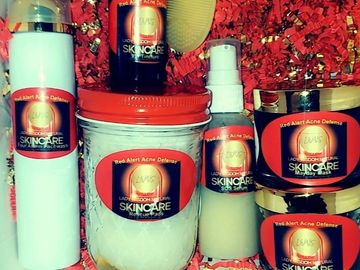 Red Alert Acne Defense medicated line. A front line defense in the fight against Cystic "Hormonal" A