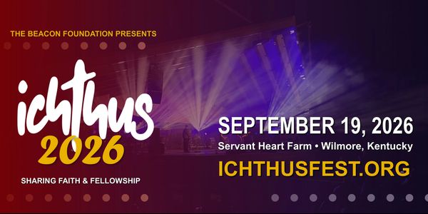 Ichthus 2026 music festival in Wilmore, Kentucky on September 19, 2026.