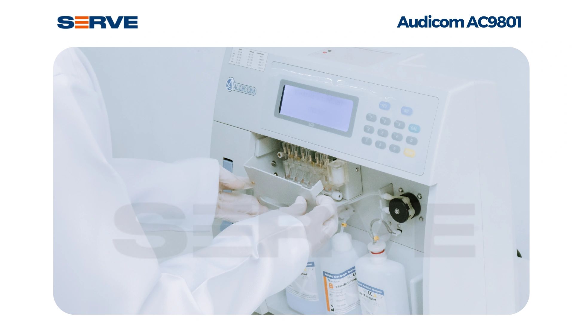 AUDICOM AC9801 semi-automatic electrolyte analyzer