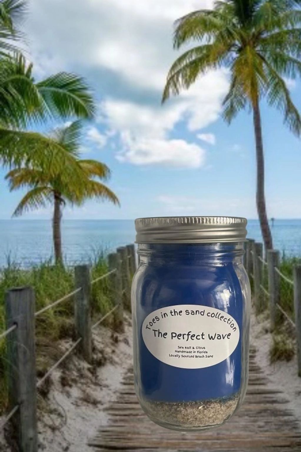 Toes in the Sand Soy Wax Candle — Wild Hearth, LLC