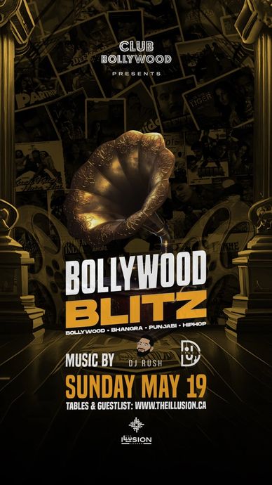 May 19 Long Weekend Bollywood Party in Edmonton, AB inside The Illusion Lounge