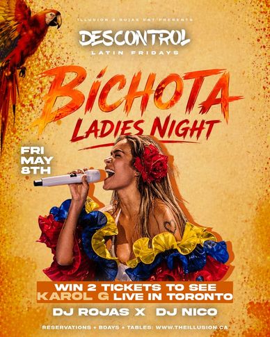 Edmonton’s biggest weekly Latin Party every Friday inside The Illusion Lounge.