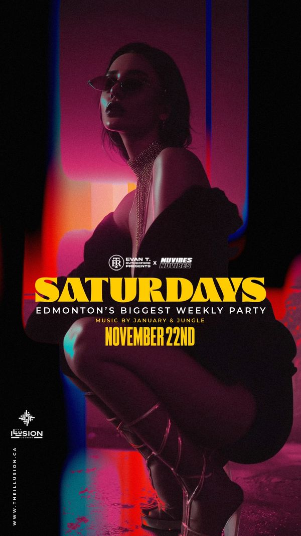 Edmonton’s biggest weekly club Party every Saturday inside The Illusion Lounge. 
