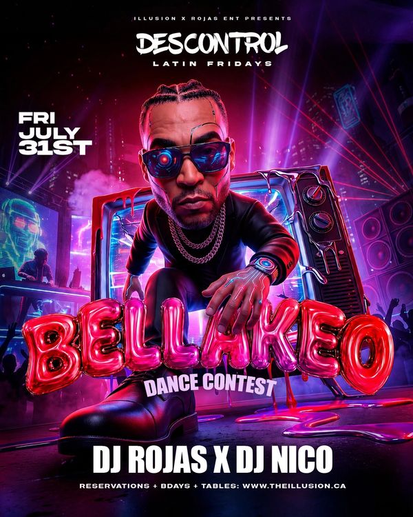Edmonton’s biggest weekly Latin Party every Friday inside The Illusion Lounge.