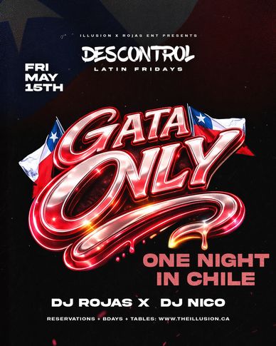 Edmonton’s biggest weekly Latin Party every Friday inside The Illusion Lounge.