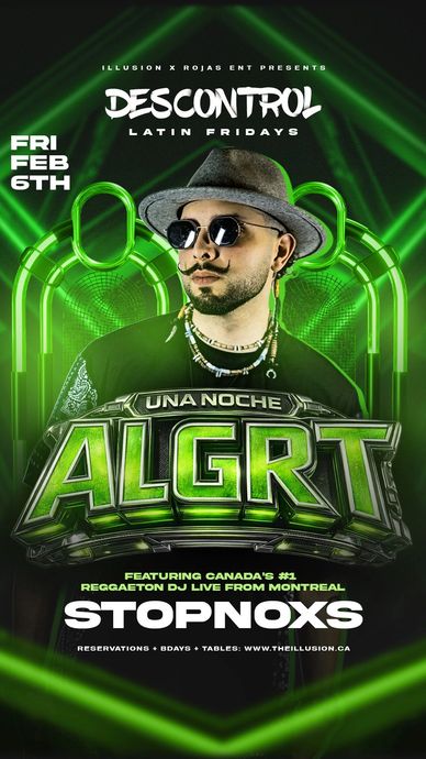 Edmonton’s biggest weekly Party every Saturday inside The Illusion Lounge. Open format Music.