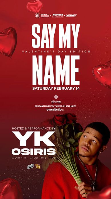 Edmonton Alberta's biggest Valentine's 2026 party inside The Illusion Lounge.