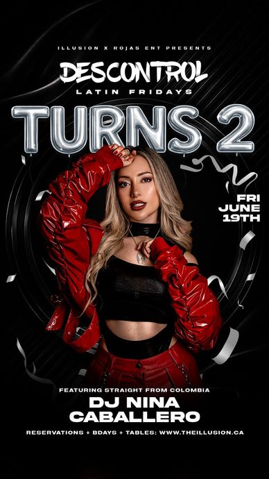 Edmonton’s biggest weekly Latin Party every Friday inside The Illusion Lounge.