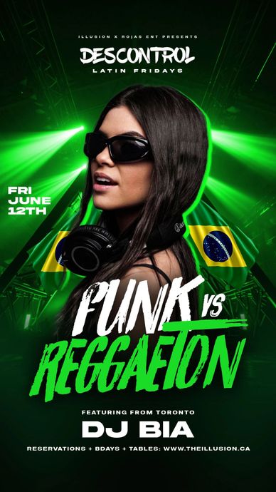Edmonton’s biggest weekly Latin Party every Friday inside The Illusion Lounge.