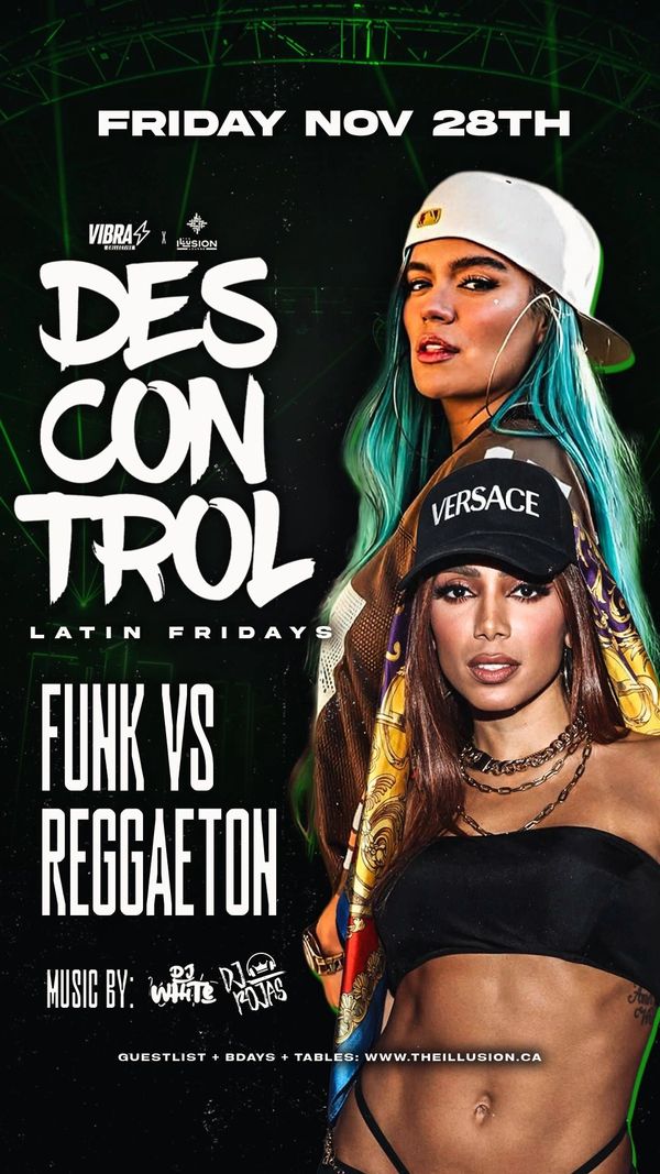 Edmonton’s biggest weekly Latin Party every Friday inside The Illusion Lounge. 