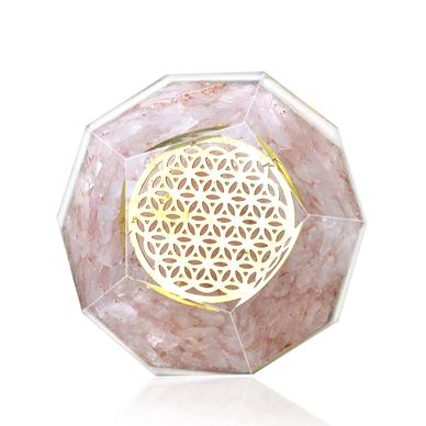 Orgone Dodecahedron Crystal – Emf Protection Flower Of Life Orgone Energy Generator 