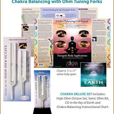 Chakra Balancing with Sound Multiple Octave Ohm Tuning Fork Set