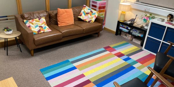 Counselling room in Saltash, Cornwall