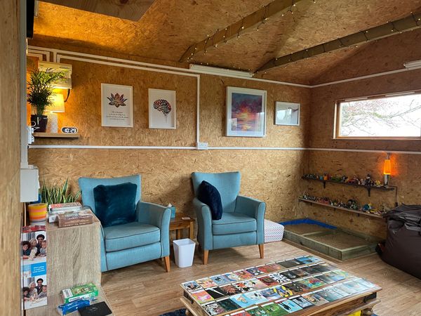 Counselling room in Tavistock, Devon
