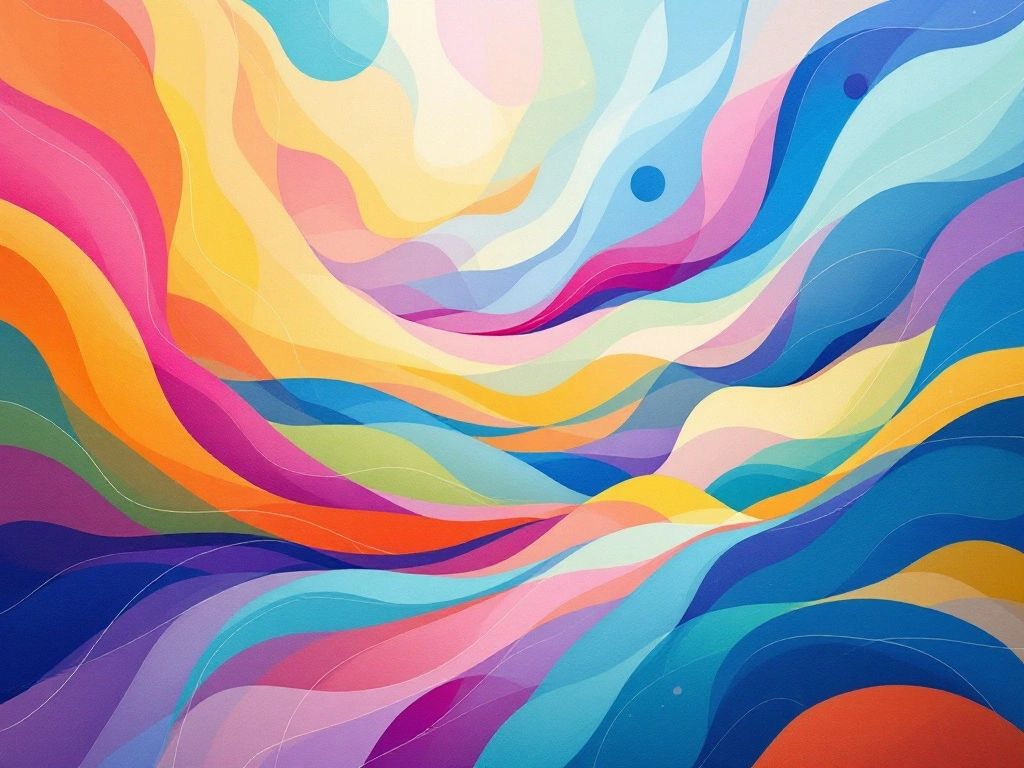 Abstract image symbolising the journey of parenthood and family connection