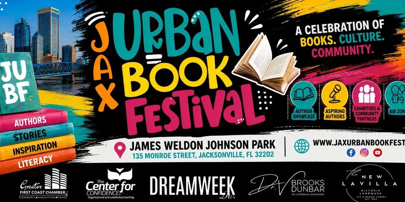 Jax Urban Book Festival at James Weldon Johnson Park in Jacksonville, FL.