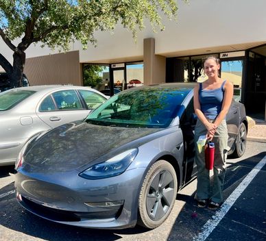 ceramic tint is the best choice for tesla models to beat the heat  because of large amount of window