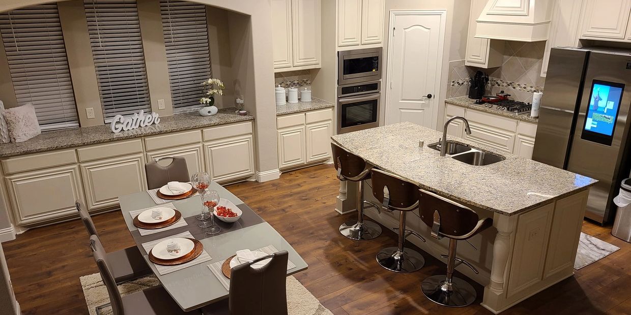 Living and dining room