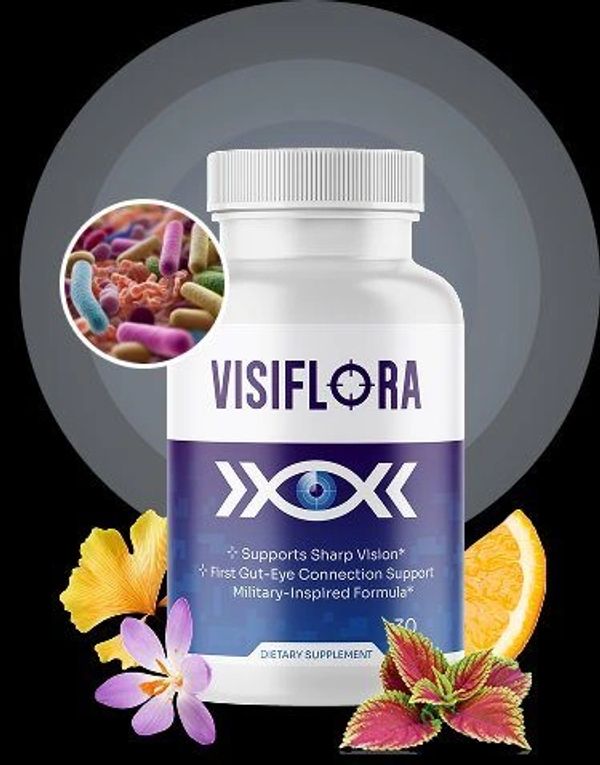 Visiflora Nahrungsergänzungsmittel für scharfe Sicht und Darm-Auge-Verbindung.