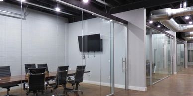 1st Demountable Glass Partition Project