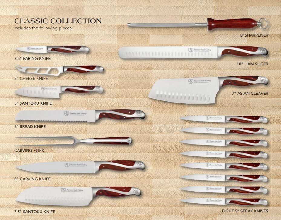 Hammer Stahl Carving Knife & Fork Set