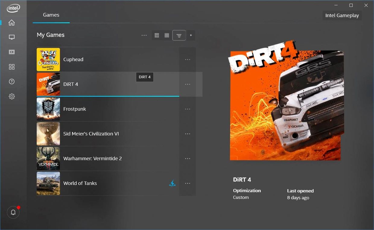 Intel Graphics Command Center