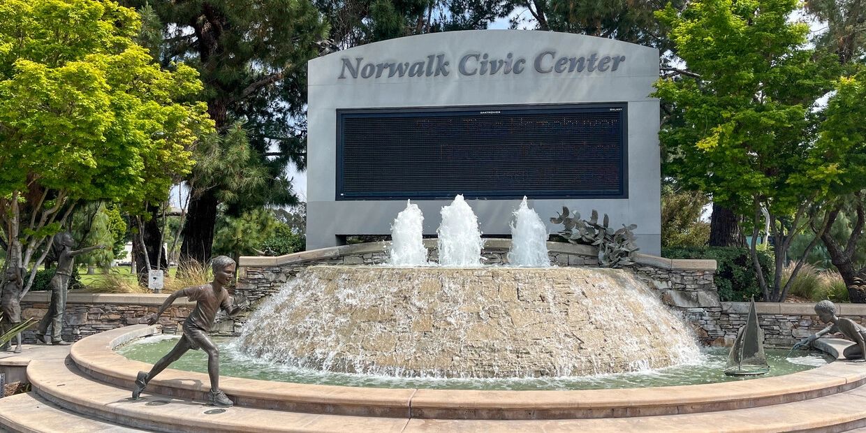 Norwalk Civic Center Sign