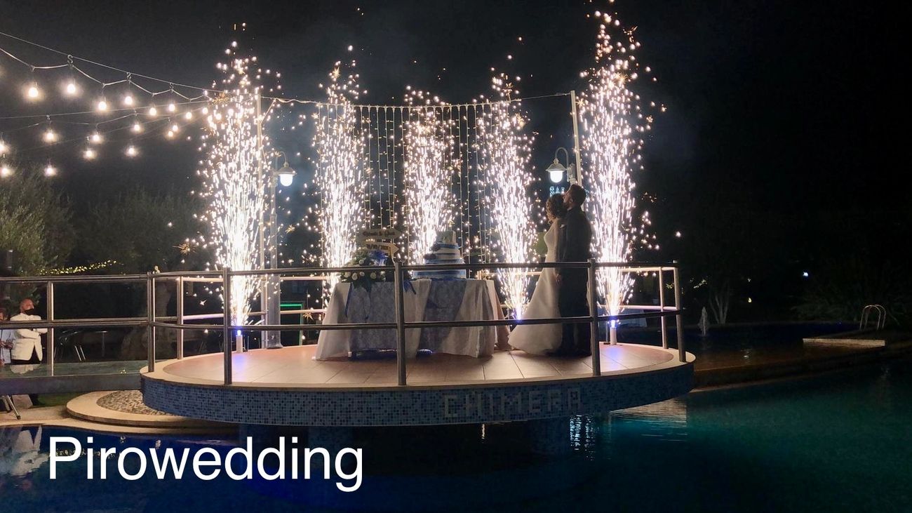 Pirowedding - Fuochi d'Artificio Matrimonio, Effetti Scenografici