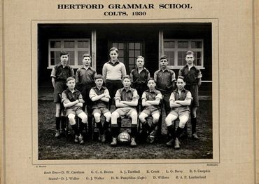 Hertford Grammar School 
Colts 1930