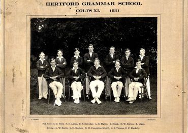 Hertford Grammar School 
Colts XI 1931