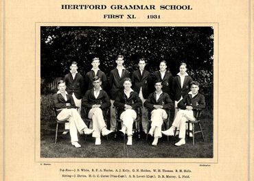Hertford Grammar School 
First XI 1931