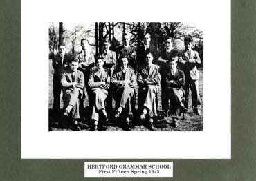 Hertford Grammar School 
First Fifteen Spring 1945