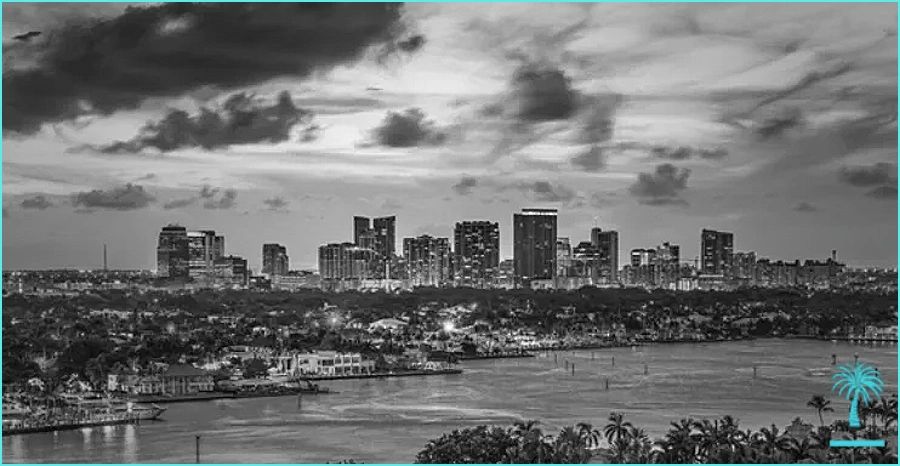 Downtown Fort Lauderdale with Rensa Street Capital Logo