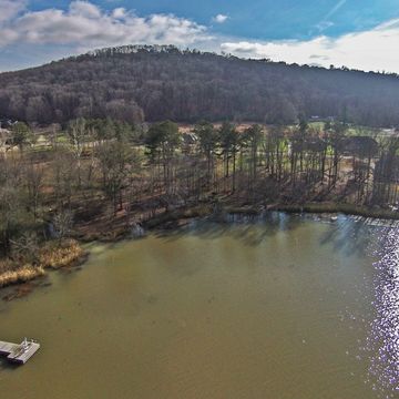 Aerial photo of Spring Creek at Lake Guntersville Alabama