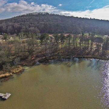 Aerial photo of Spring Creek at Lake Guntersville Alabama