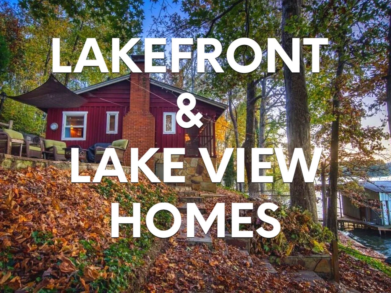 Lake Guntersville Lakefront Home for sale with lake view. 