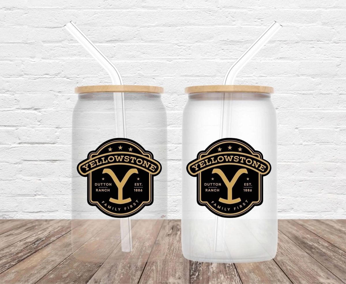 Yellowstone Glass Cup