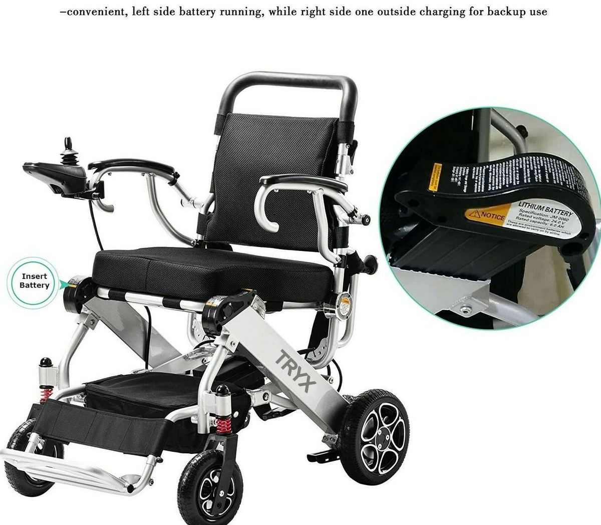 InfinityX, Folding electric wheelchair