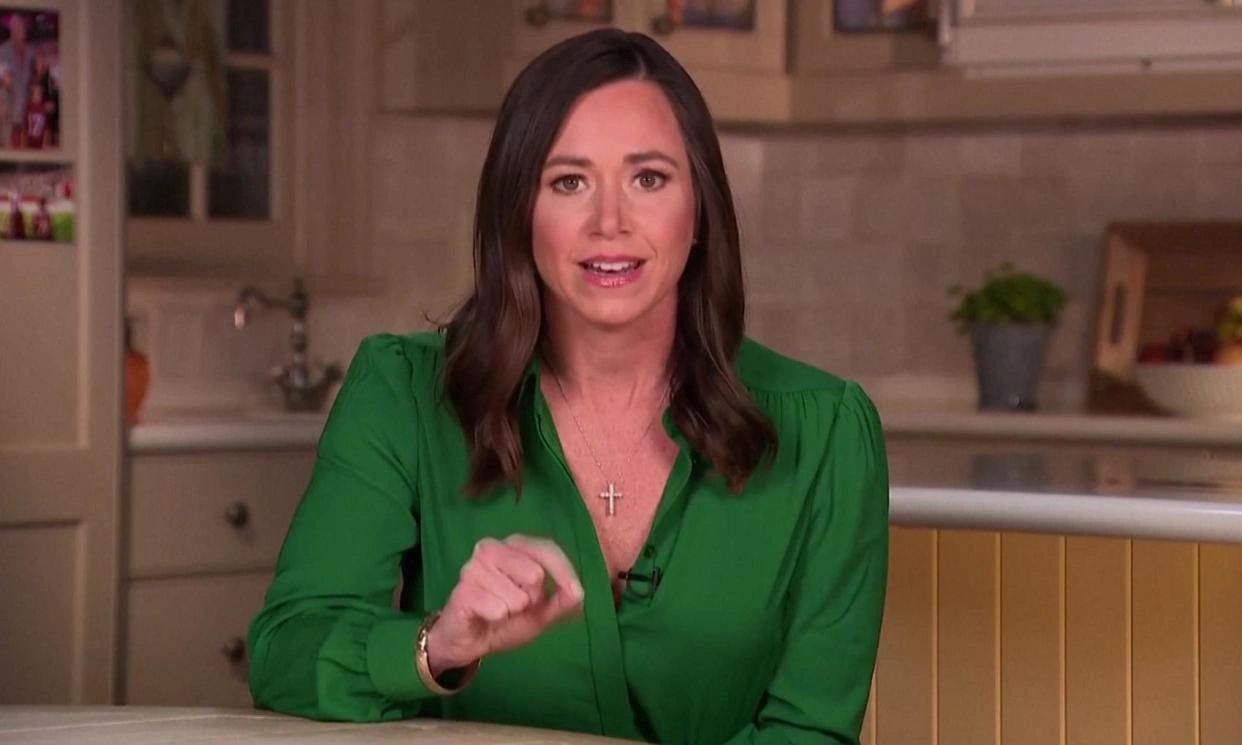 LIVE...from her kitchen, Alabama Senator Katie Britt (R) LIVE...from her kitchen, Alabama Senator Katie Britt (R)