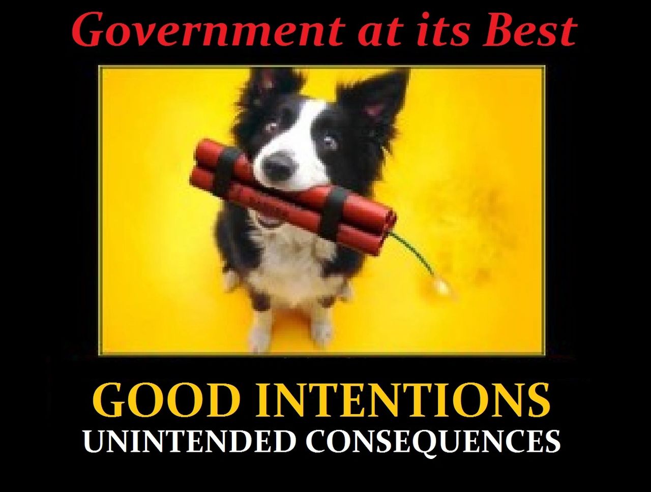 Despite assumed altruism, malevolent consequences abound