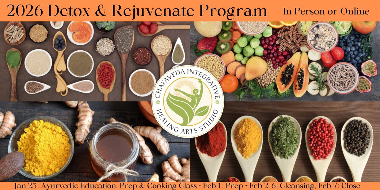 Ayurvedic Health Program, Cleansing Detox, Rejuvenation, Cooking Class 