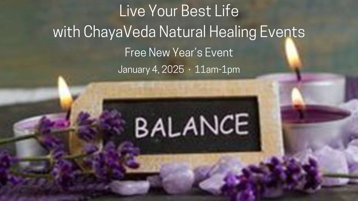 Wellness Workshops, Balance, Happiness, Natural Health Ayurveda Yoga 