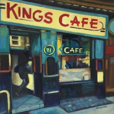 Kings Cafe, Kings Theatre, Limited Edition print G;asgow.