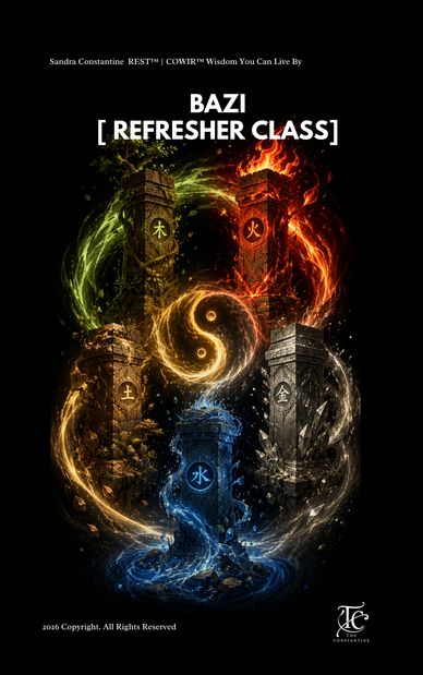 🌿 八字 BAZI REFRESHER 2026 🌿
Relationship • Wealth • Health
2-5 July & 10-11 July 2026
